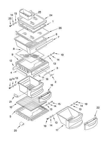 Refrigerator shelf