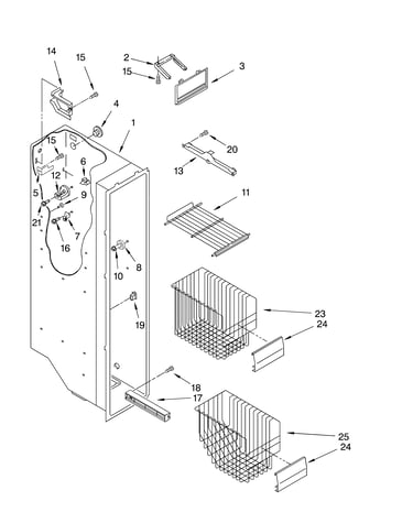 Freezer liner