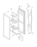 Refrigerator door