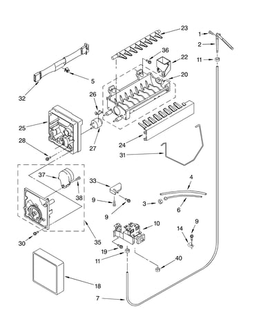 Ice maker/optional