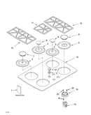 Cooktop, burner and grate parts/literature