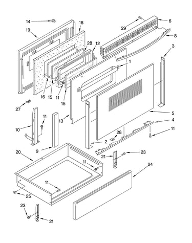 Door and drawer