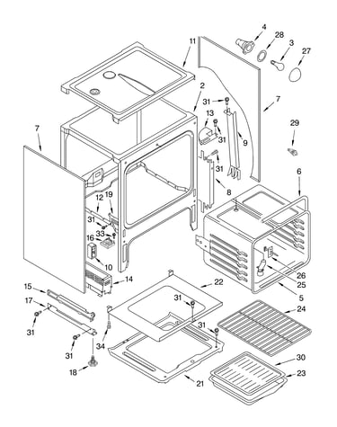 Oven chassis