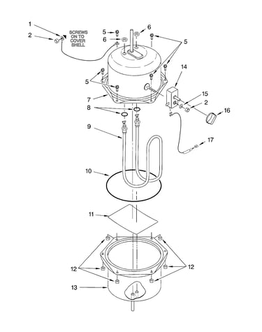 Upper and lower tank shell