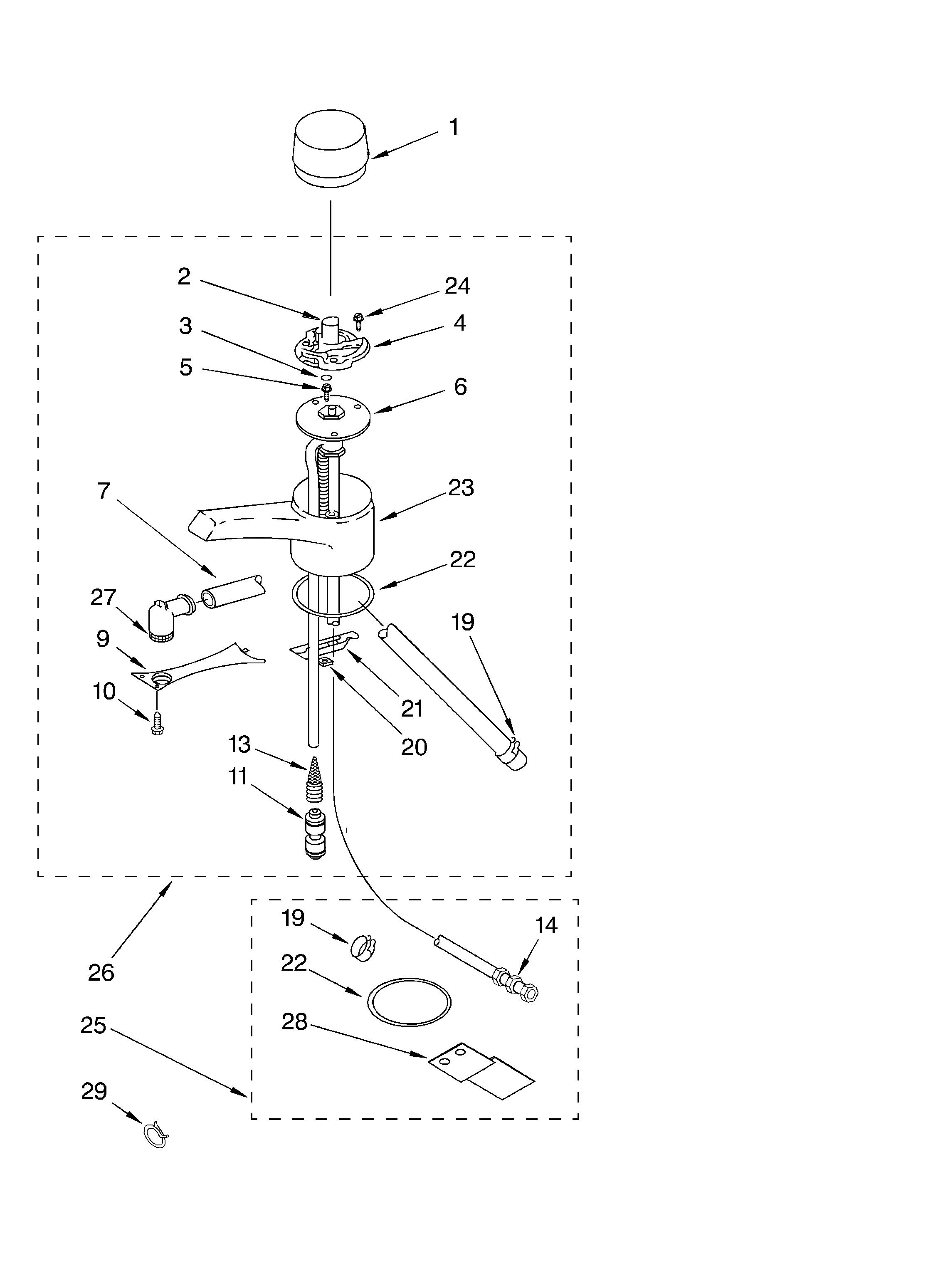 Spout unit