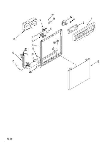 Frame and console