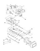 Motor and ice container