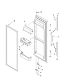 Refrigerator door
