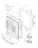 Refrigerator door