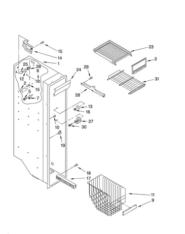 Freezer liner