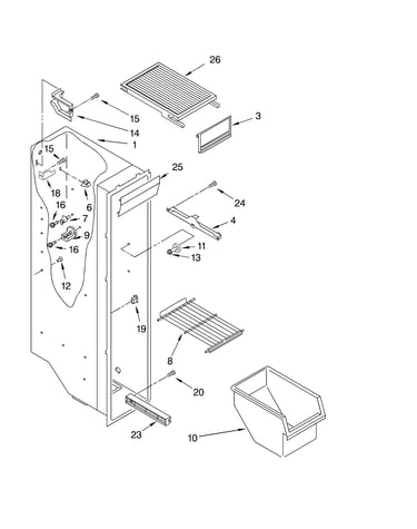 Freezer liner