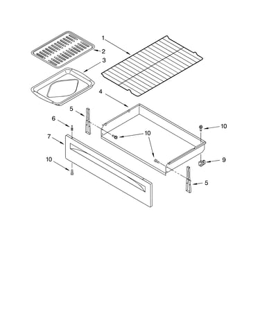 Drawer and broiler
