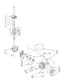 Brake, clutch, gearcase, motor and pump
