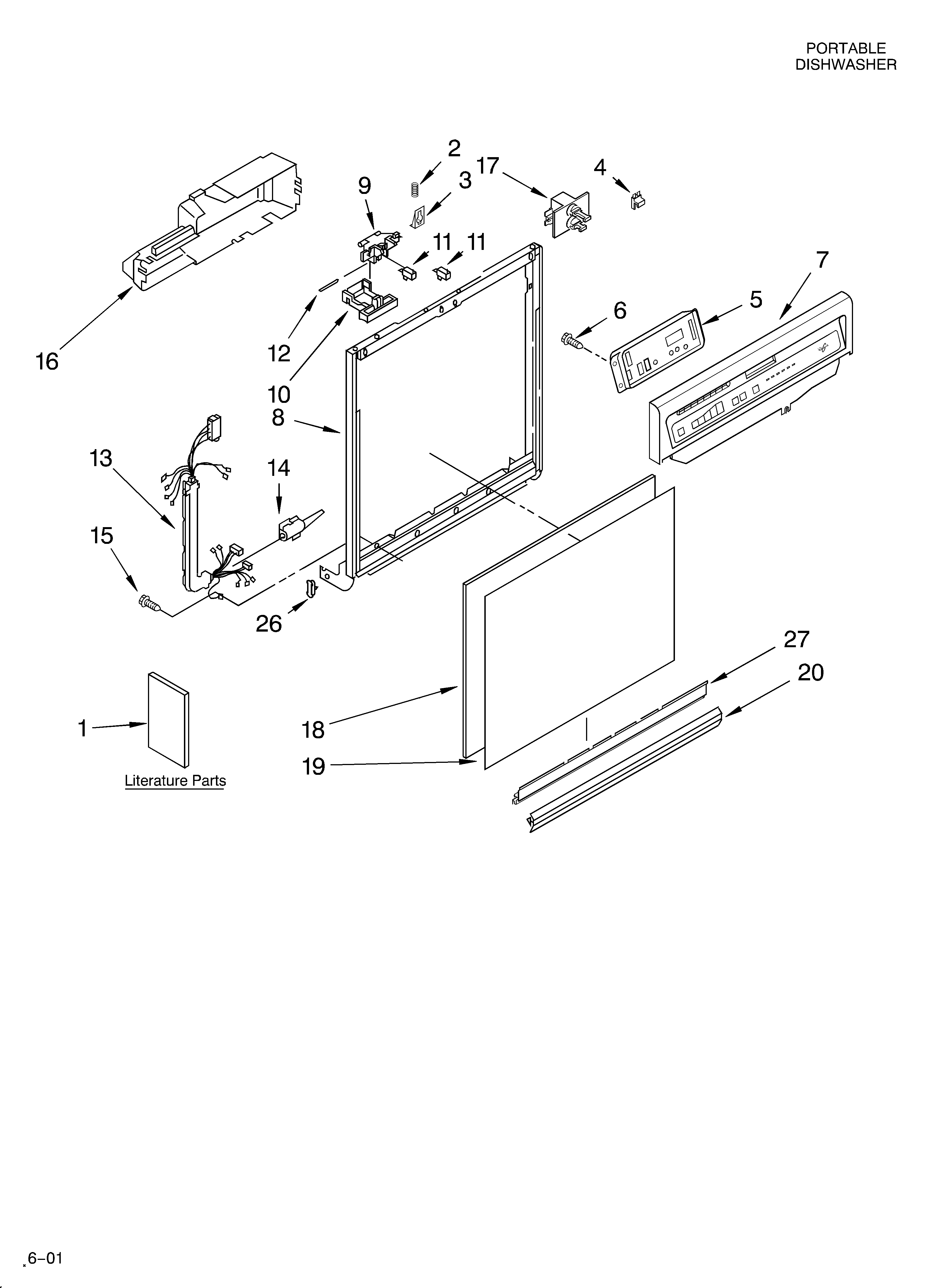 Frame and console/literature