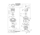 Whirlpool DP920PFGQ3 pump and motor diagram
