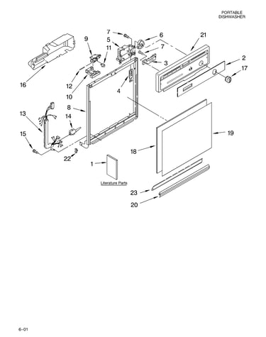 Frame and console/literature