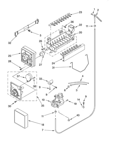 Ice maker/optional