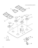 Cooktop, burner and grate parts/literature