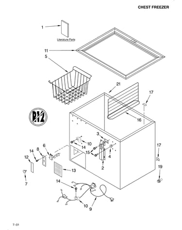 Cabinet parts/literature