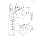 Crosley CGDS774JQ0 top & console/lit/optional diagram