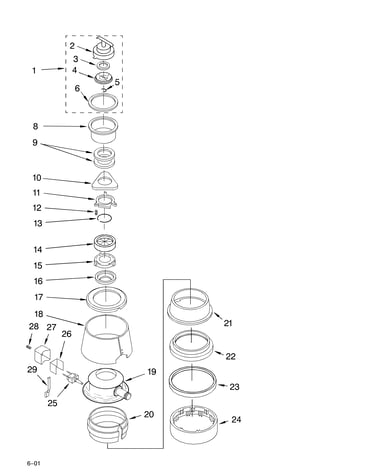 Upper housing and flange