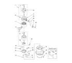 KitchenAid KCDS250X3 lower housing and motor diagram