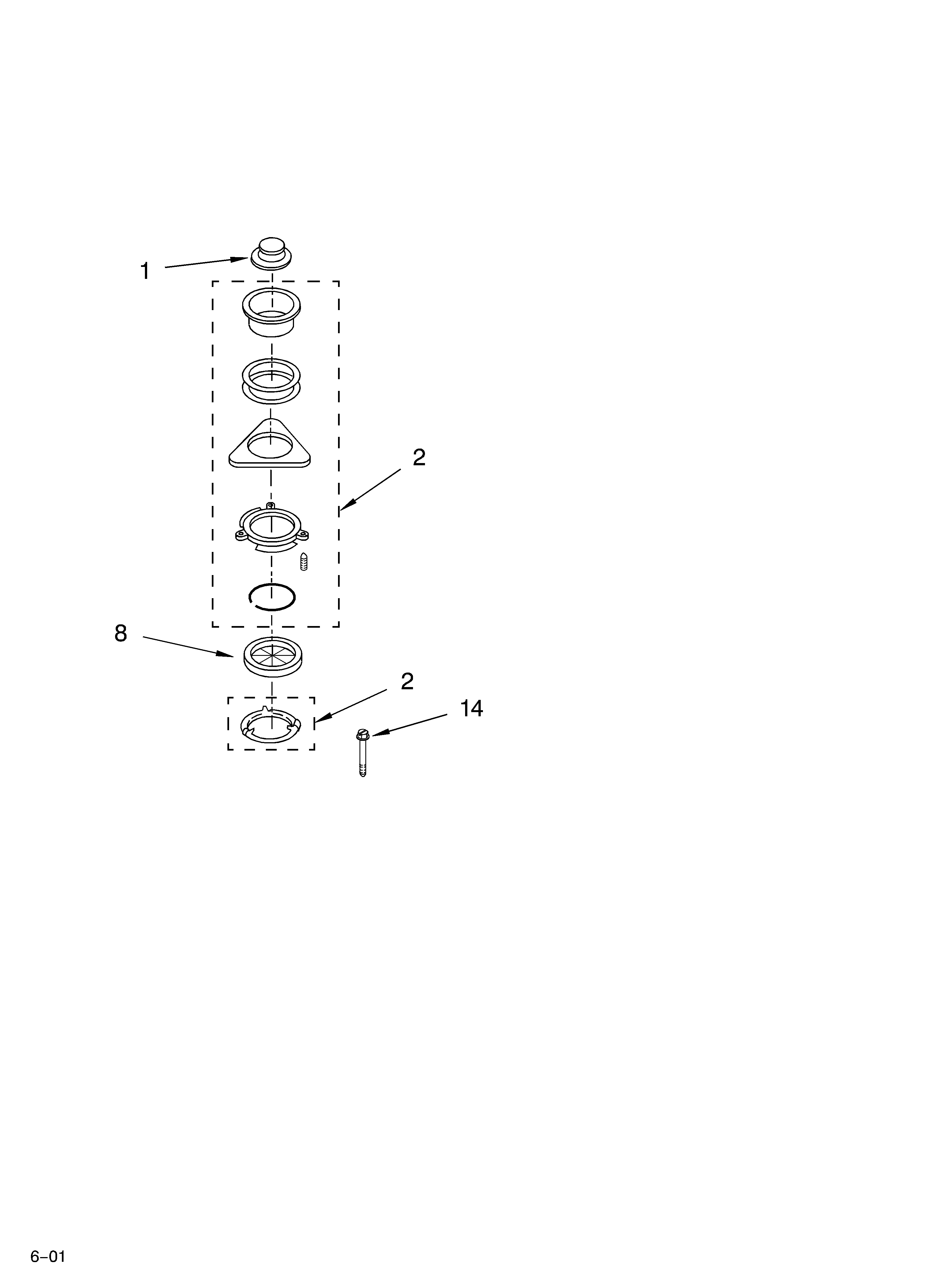 Upper housing and flange