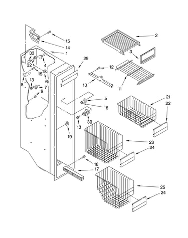 Freezer liner