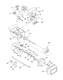 Motor and ice container