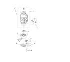 KitchenAid KCDC150K lower housing & motor parts diagram