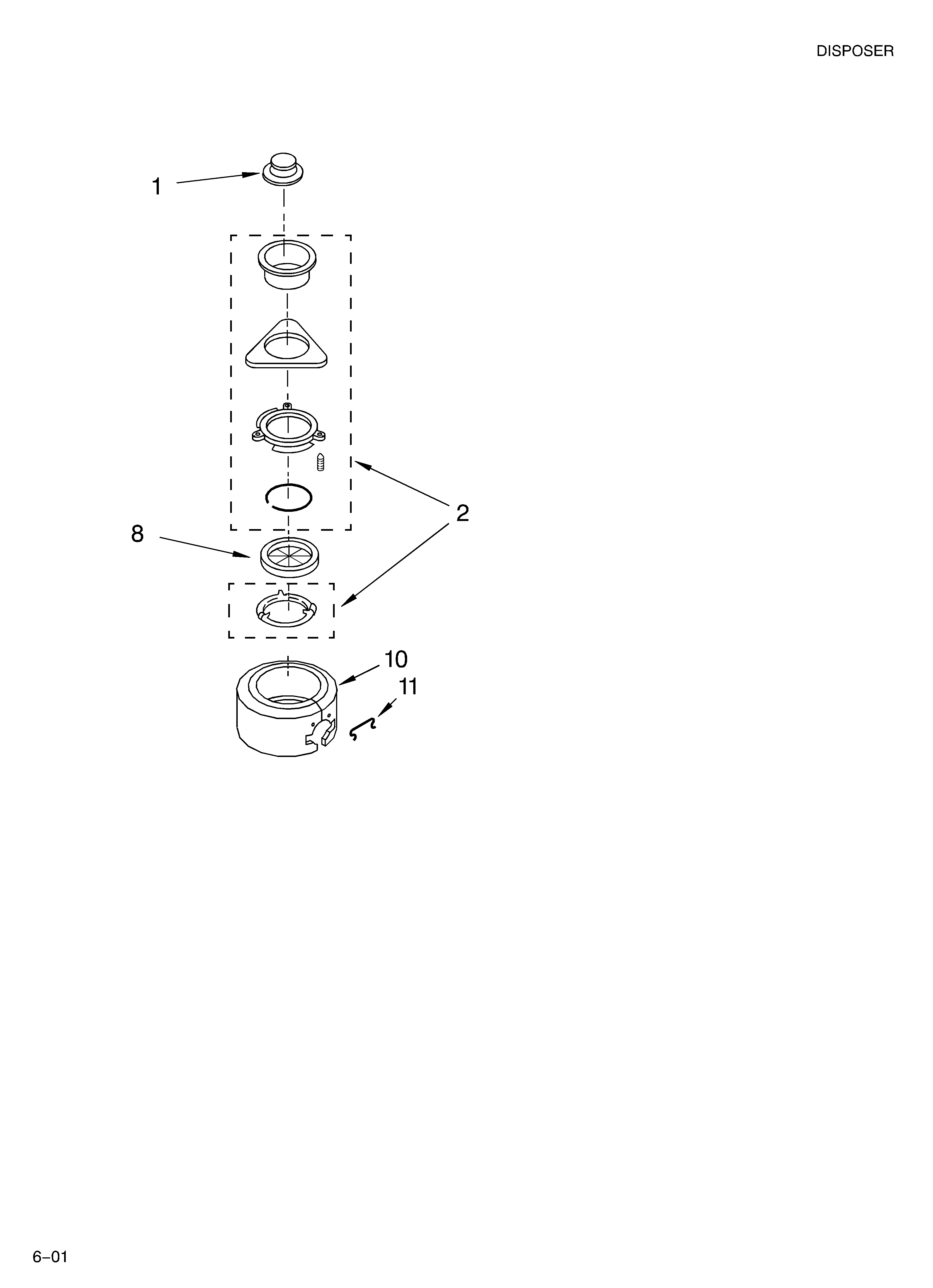 Upper housing and flange parts
