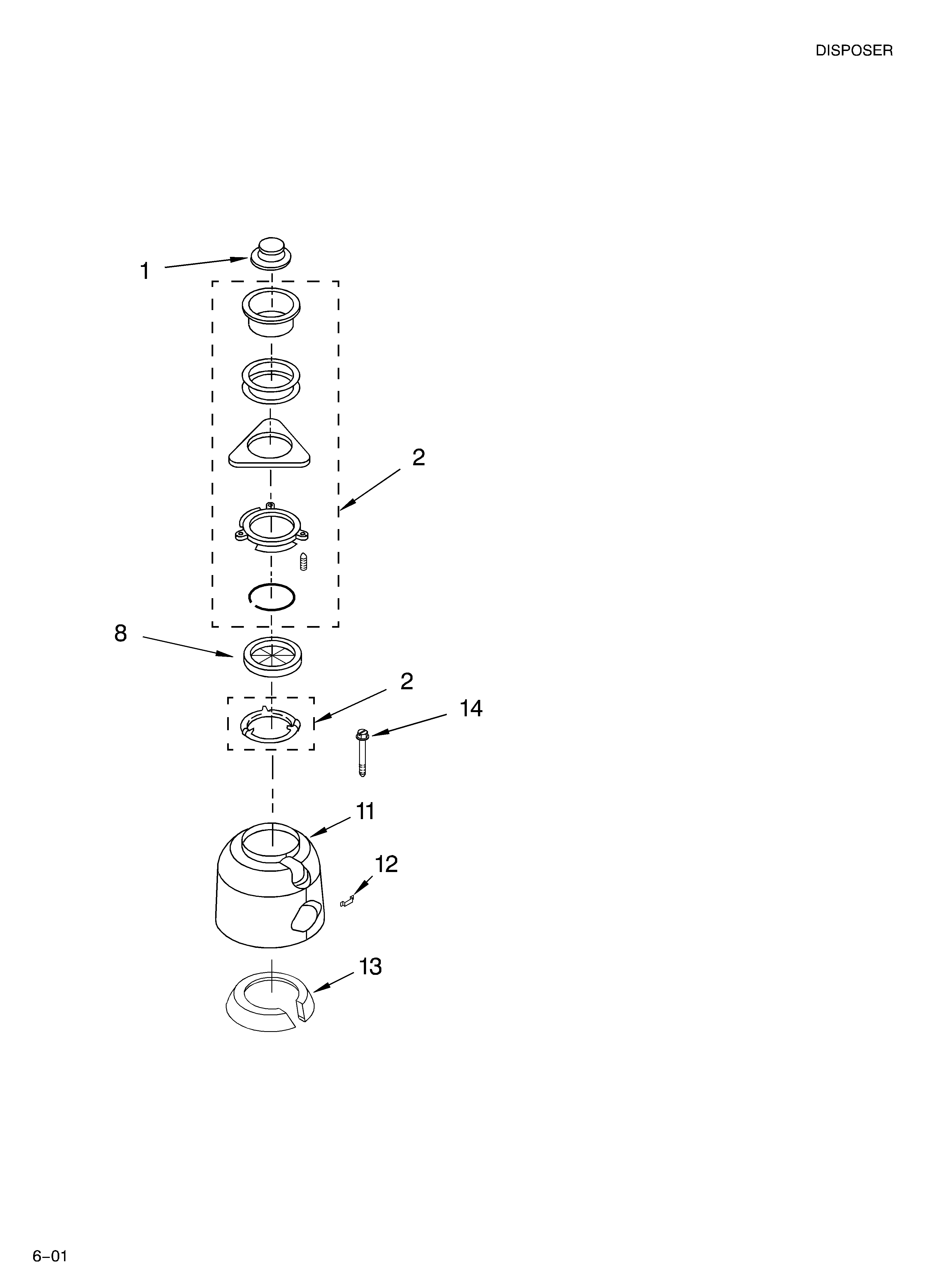 Upper housing & flange parts