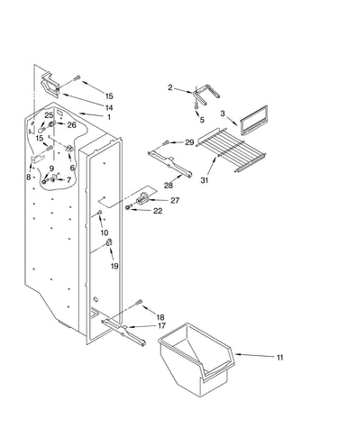 Freezer liner