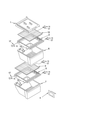 Refrigerator shelf