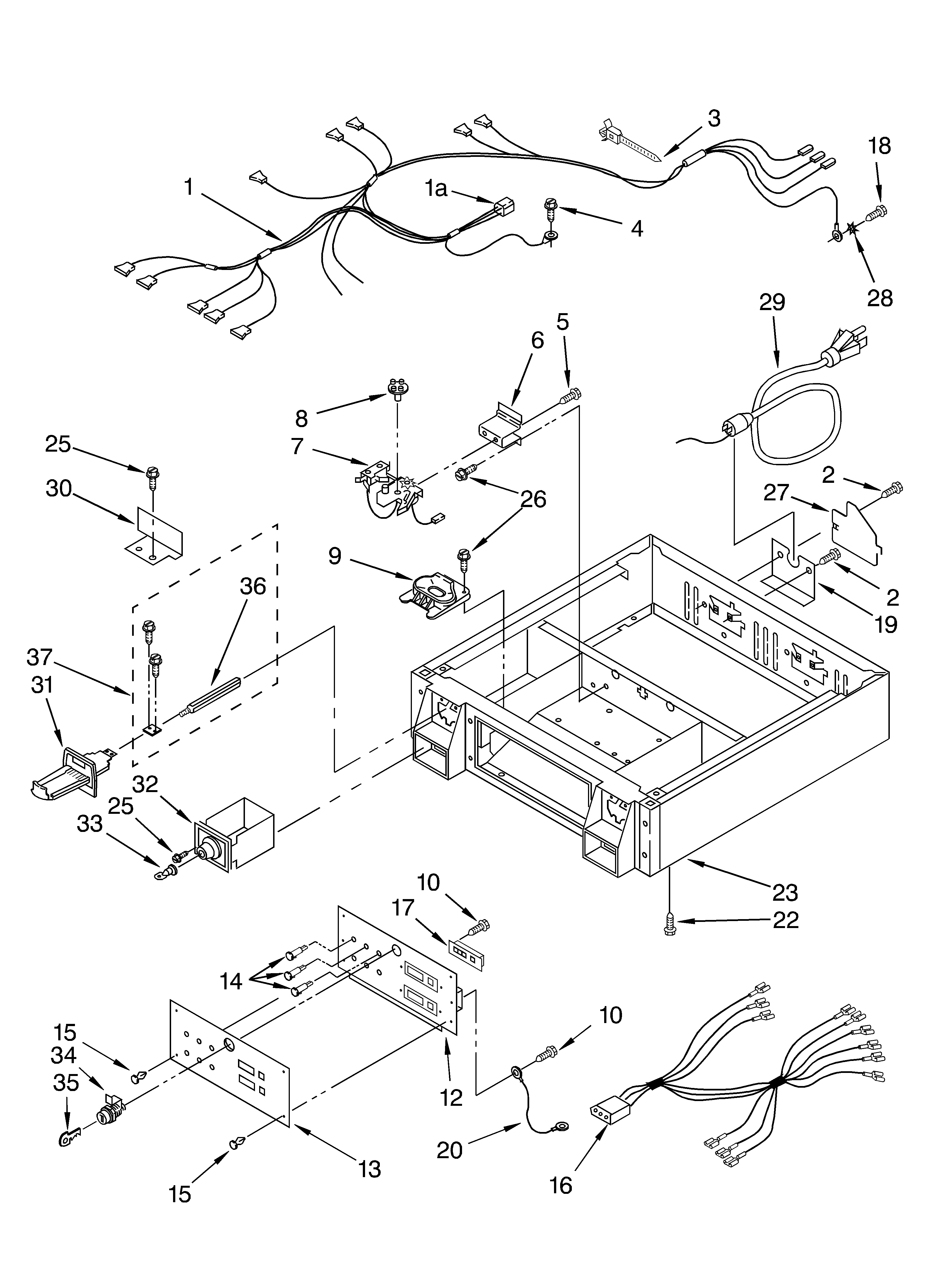 Control panel and separator