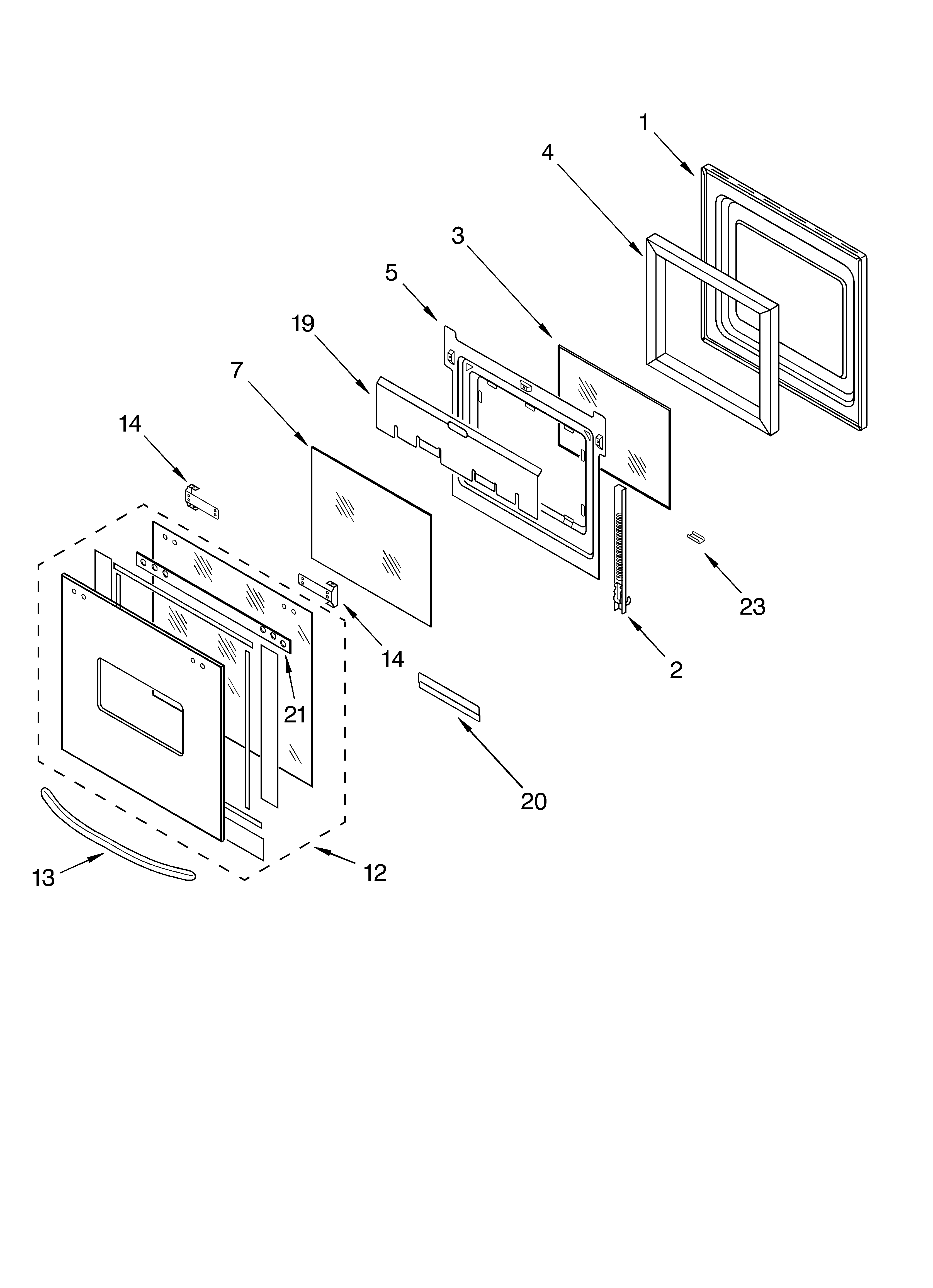 OVEN DOOR