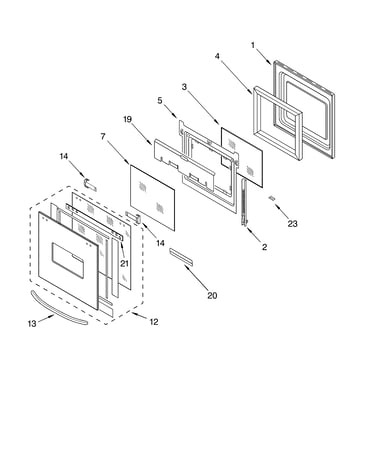 Oven door