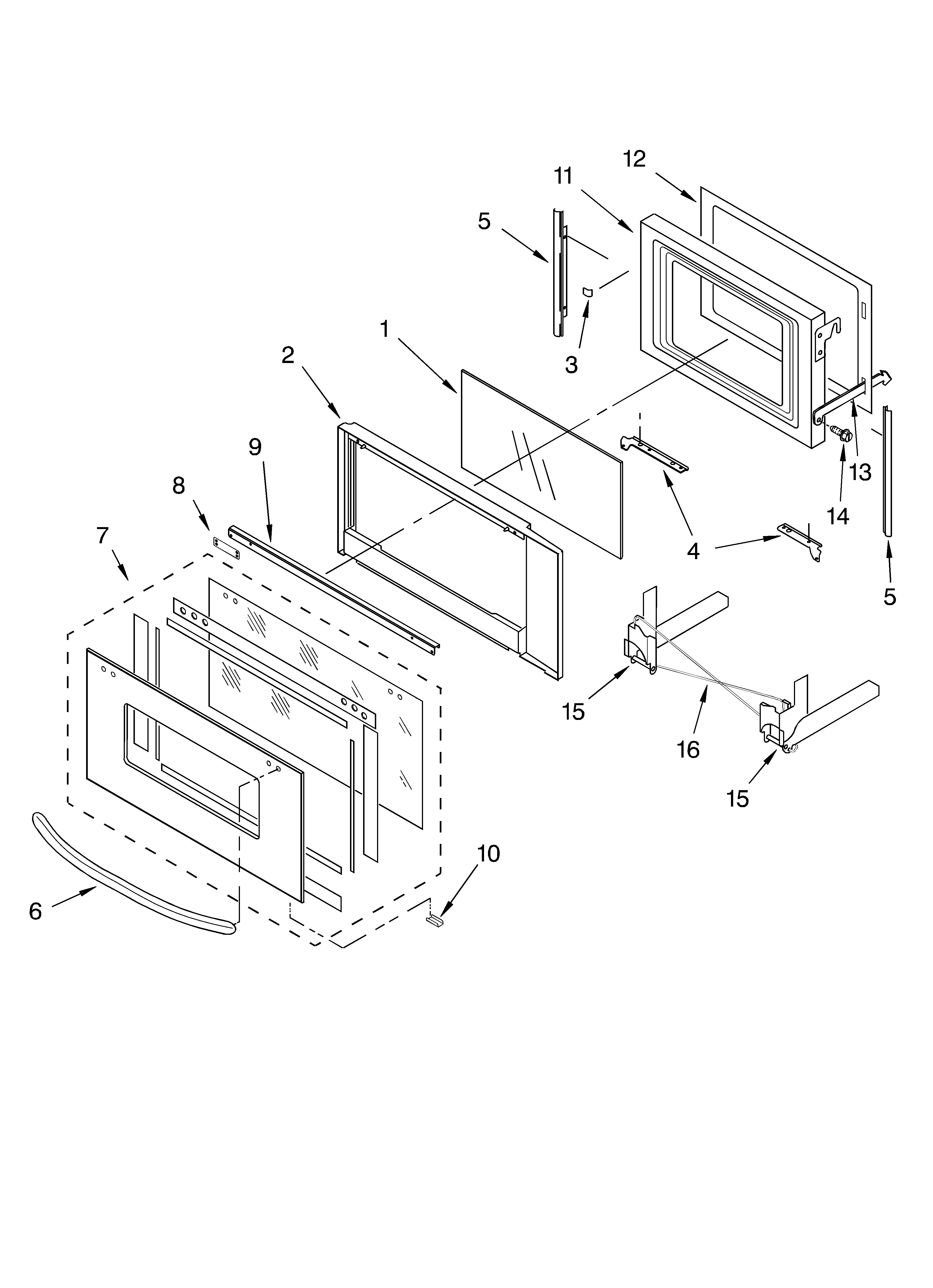 MICROWAVE DOOR