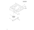 Whirlpool RF364PXKQ0 cooktop/literature diagram