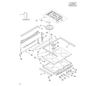 KitchenAid KGRT607HWH6 cooktop/literature diagram