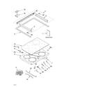 KitchenAid KESC307HWH6 cooktop/literature diagram