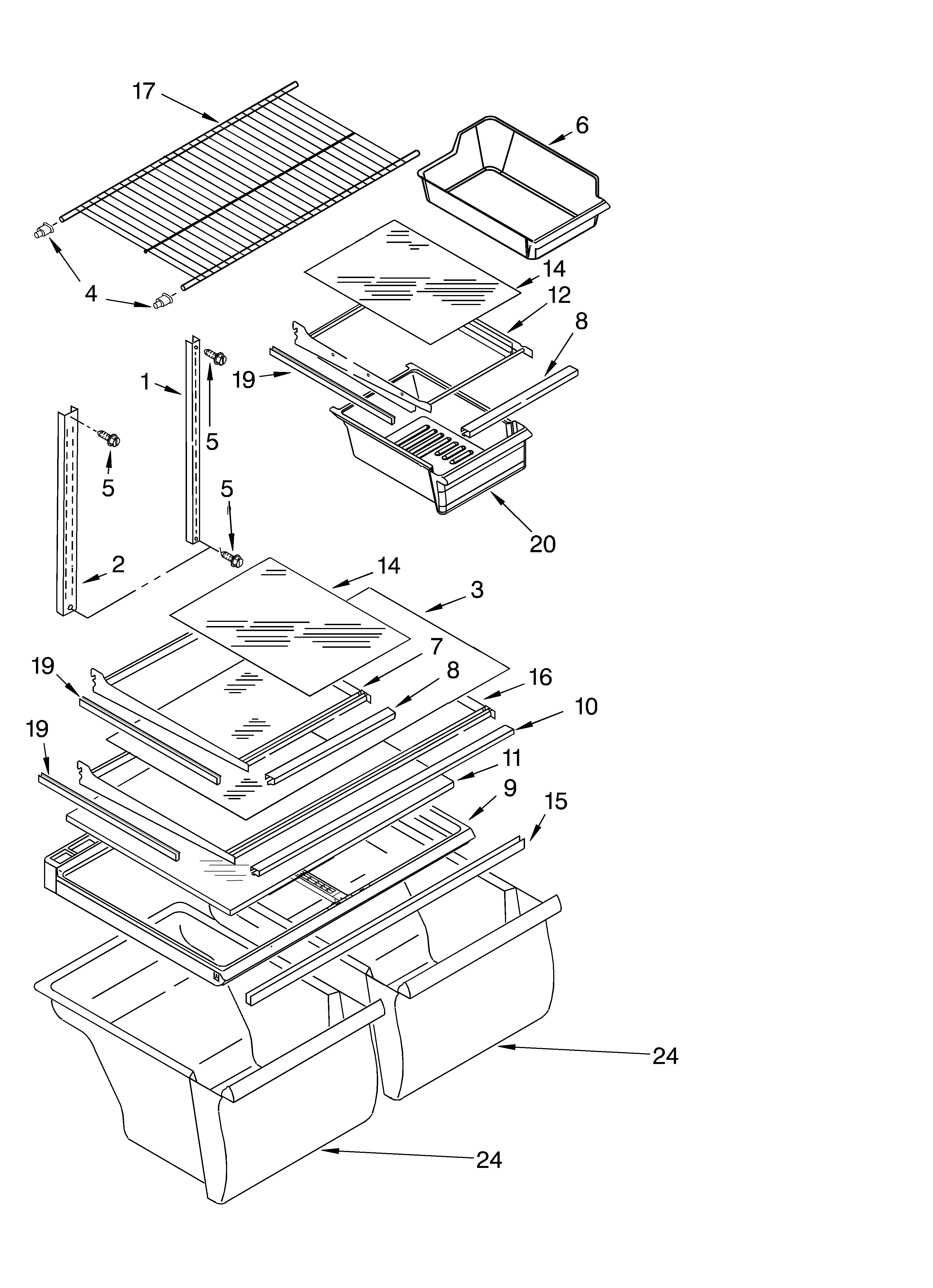 Shelf/optional