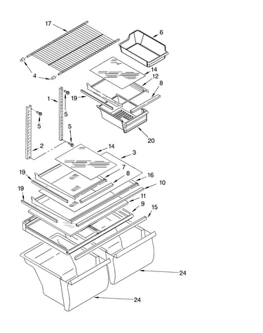 Shelf/optional