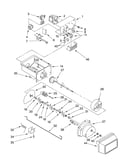 Motor and ice container
