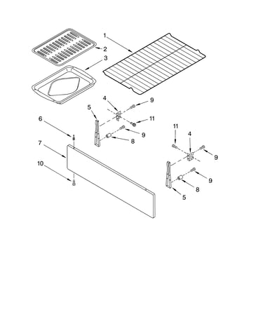 Toe panel and broiler