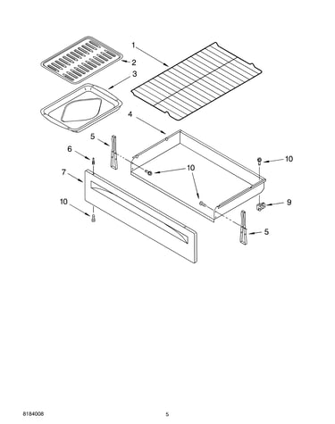 Drawer & broiler