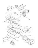 Motor and ice container