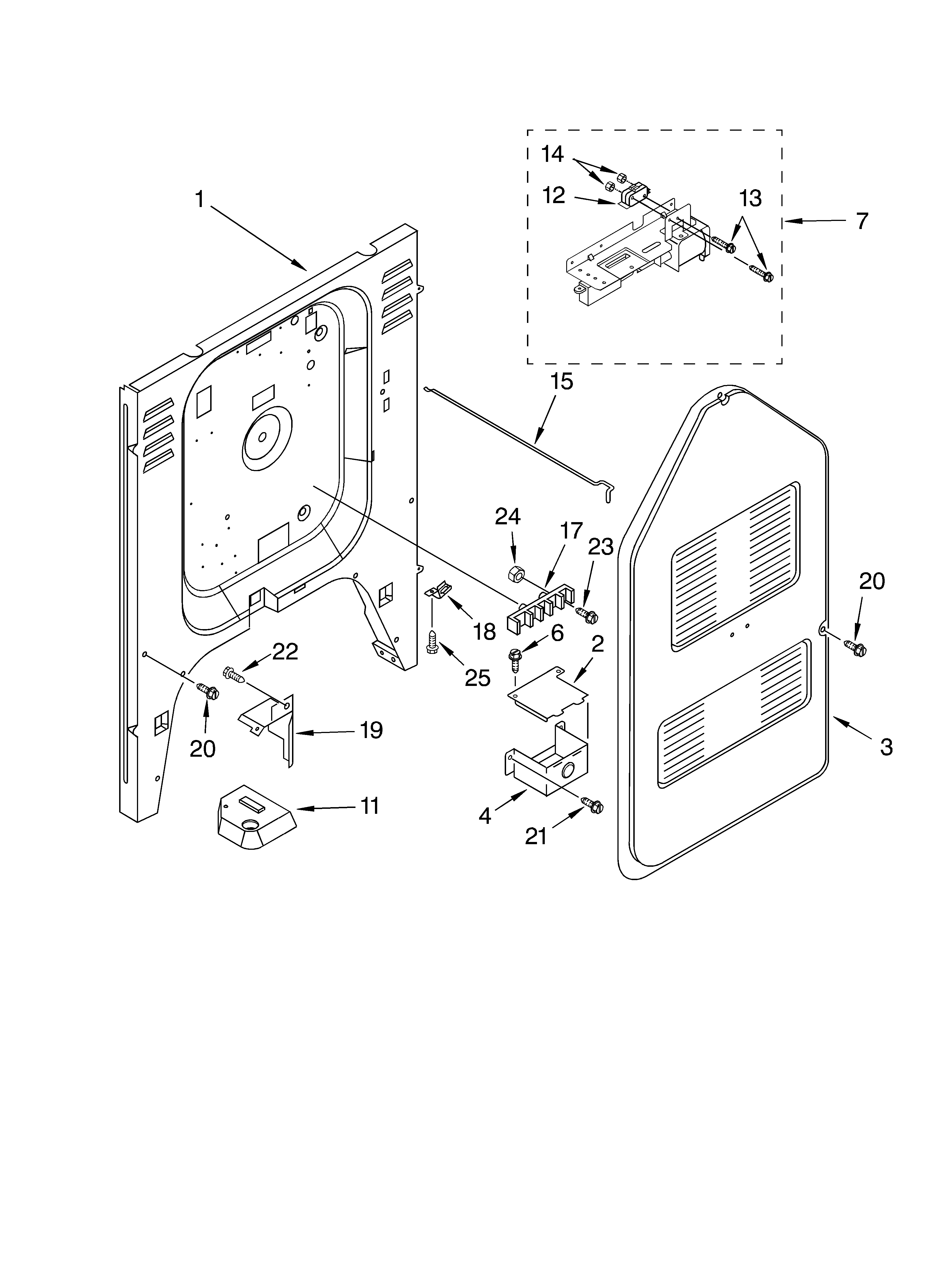 Rear chassis
