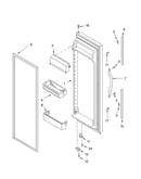 Refrigerator door