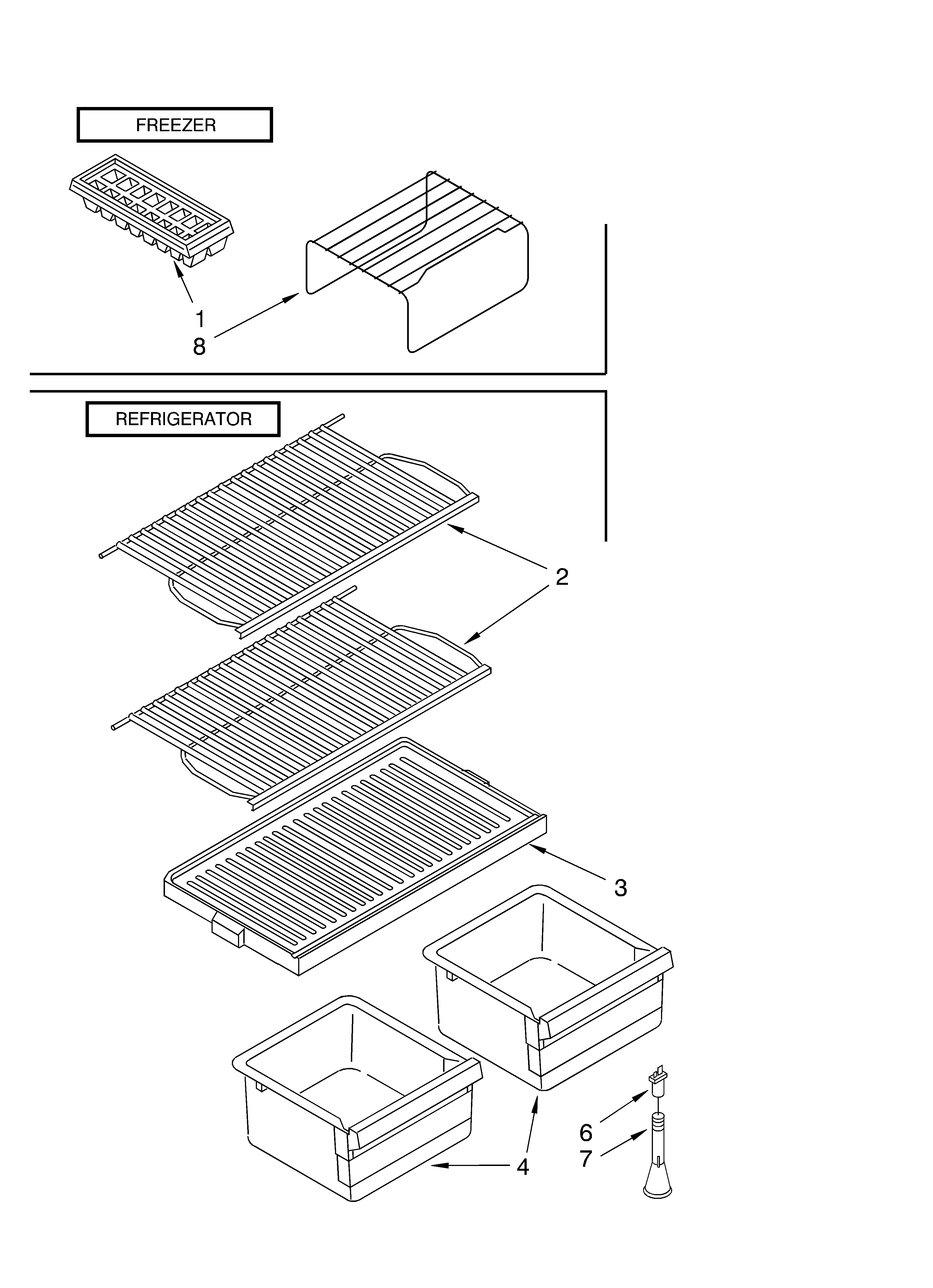 Shelf/optional